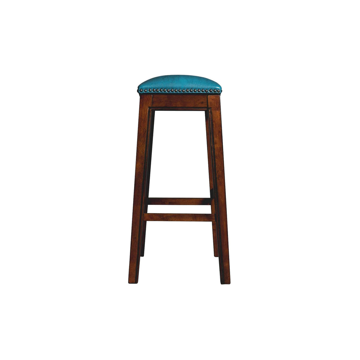 Blue Backless Bar Stool X12585