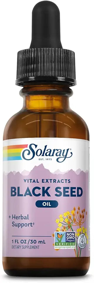 Cold Pressed Black Seed Oil Extract 1 FL OZ E625919