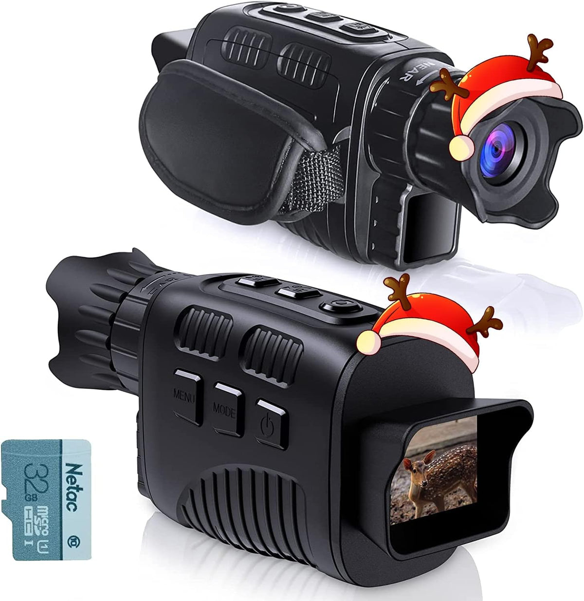 Night Vision Binoculars Goggles with 32GB Card I5926