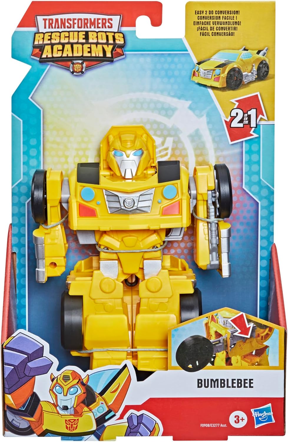 6-Inch Converting Toy Robot Action Figure W273
