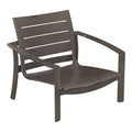 Graphite Aluminum Slat Patio Dining Chair Z2925