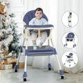 4 in 1 Baby High Chair with Five-Point Harness Blue Z211257