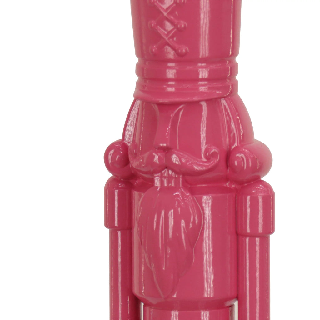 Resin Christmas Nut Cracker, Pink, 24in C95686