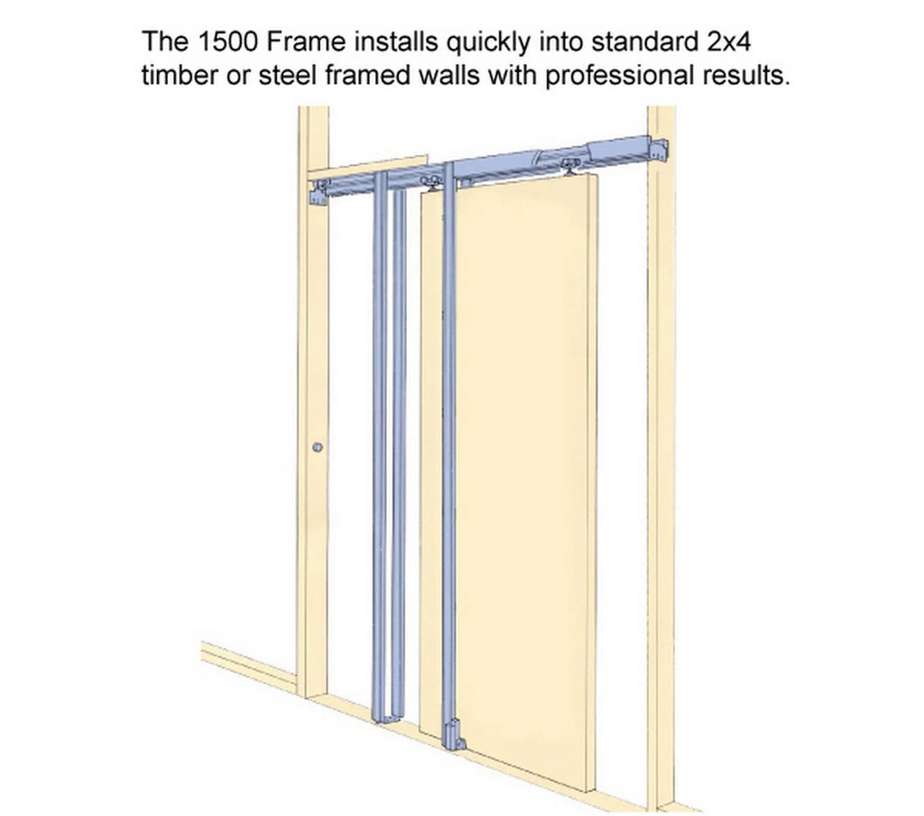 Sliding French Pocket Door 36 x 84 inches Solid Wood Interior Doors U455252