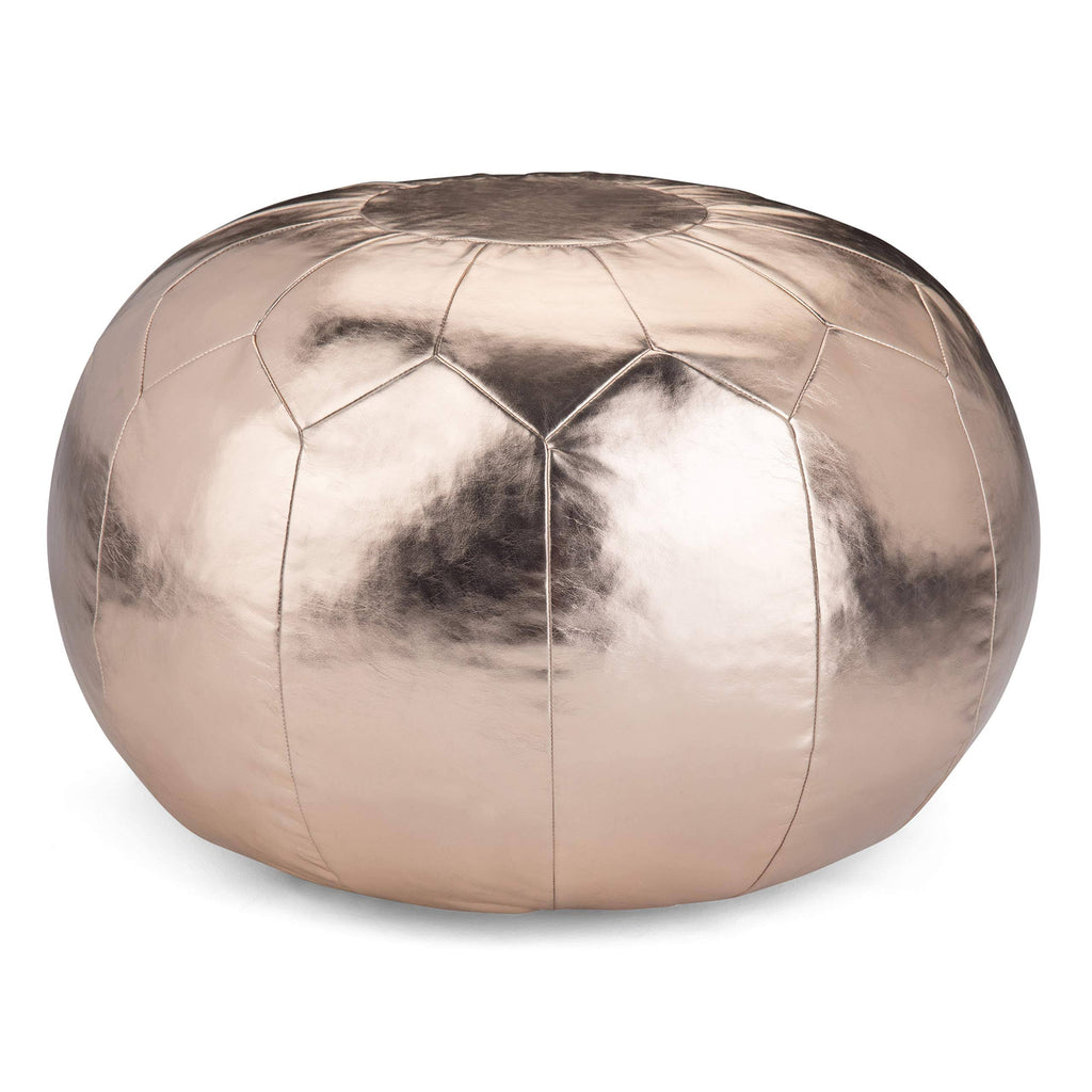 Round Pouf in Gold Z5911