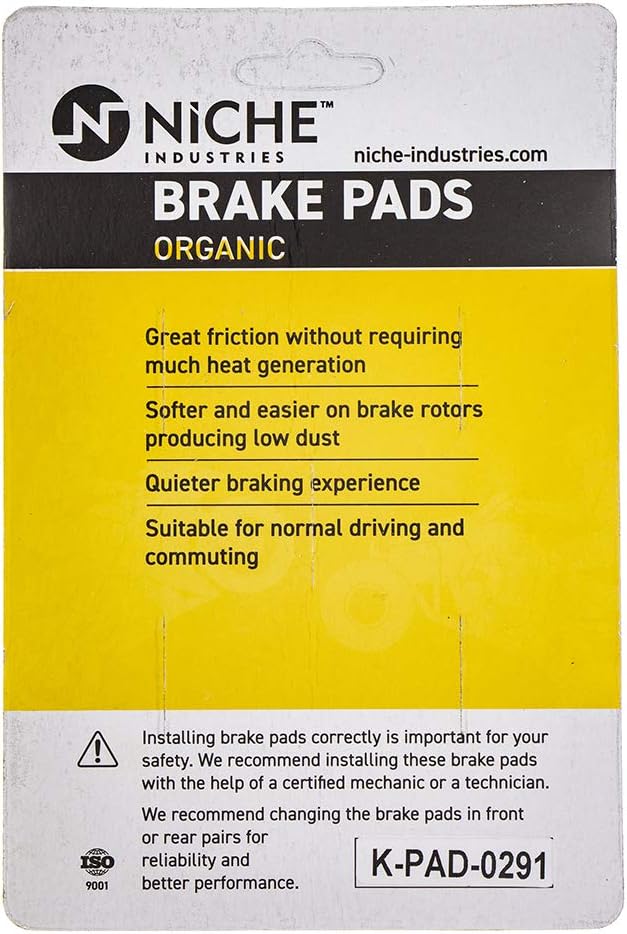 Organic Brake Pad Set Pack of 2 S58808