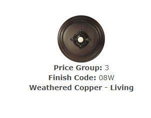 Straight Valve, 1/2x22 Compression Weathered Copper T838963