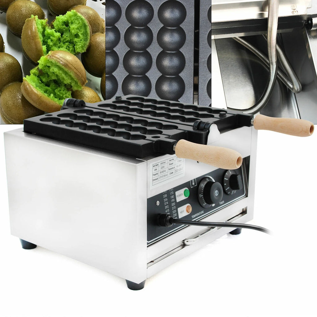1500W Stainless Steel Non-stick Bubble Waffle Maker M96291