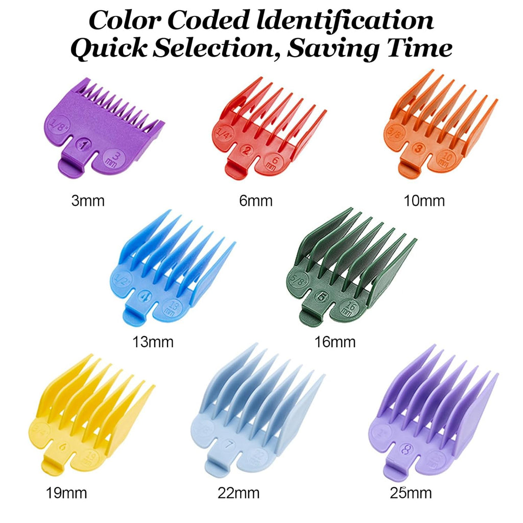 Hair Clipper Guards for Wahl Clippers from 1/8" to 1" J289457