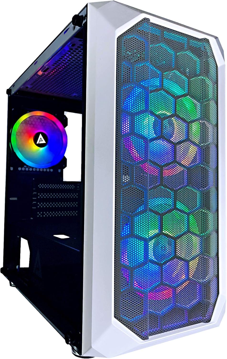 Pink Micro-ATX Gaming Case with Tempered Glass Panel R8040