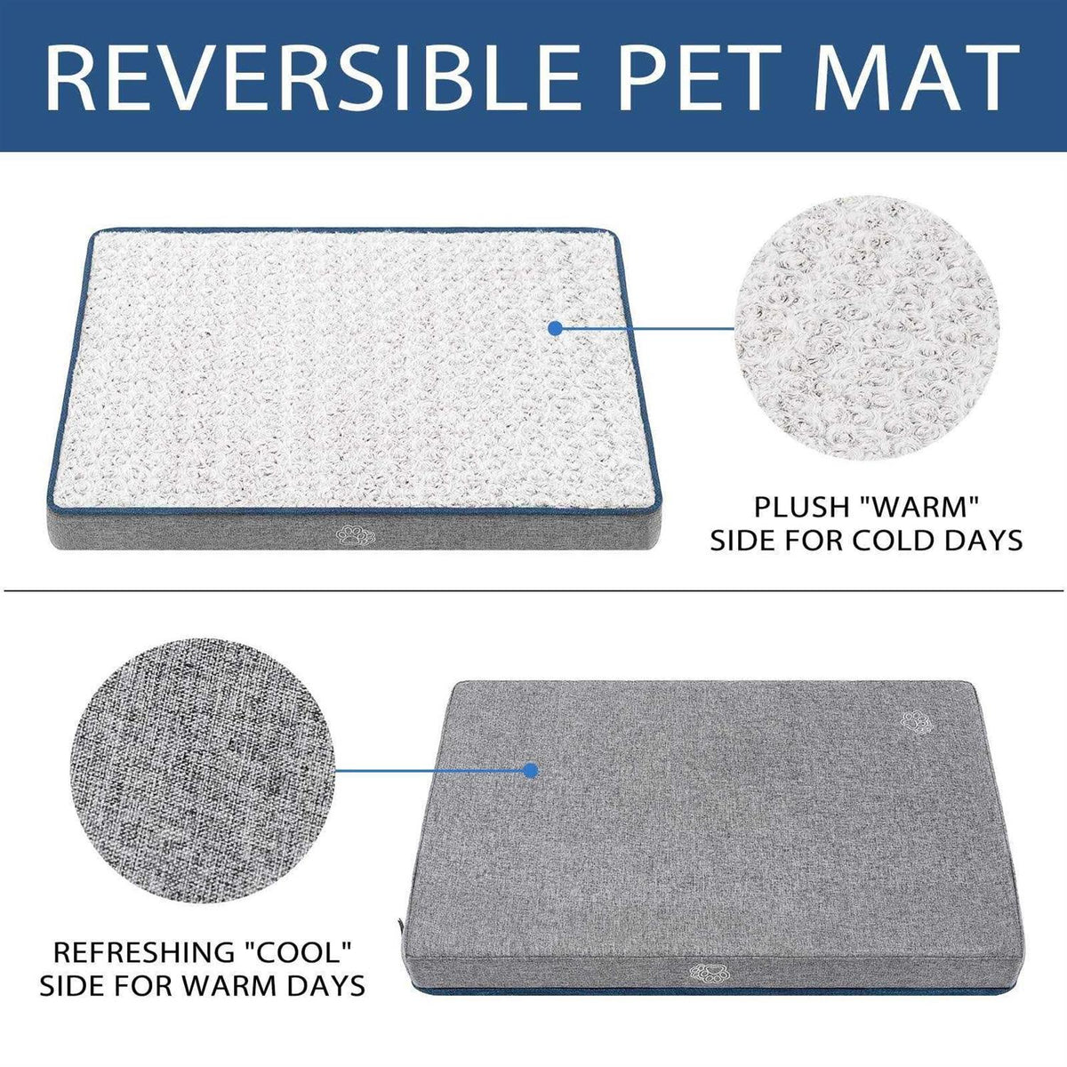 Dog Bed Crate Pad Washable Removable Cover A301243