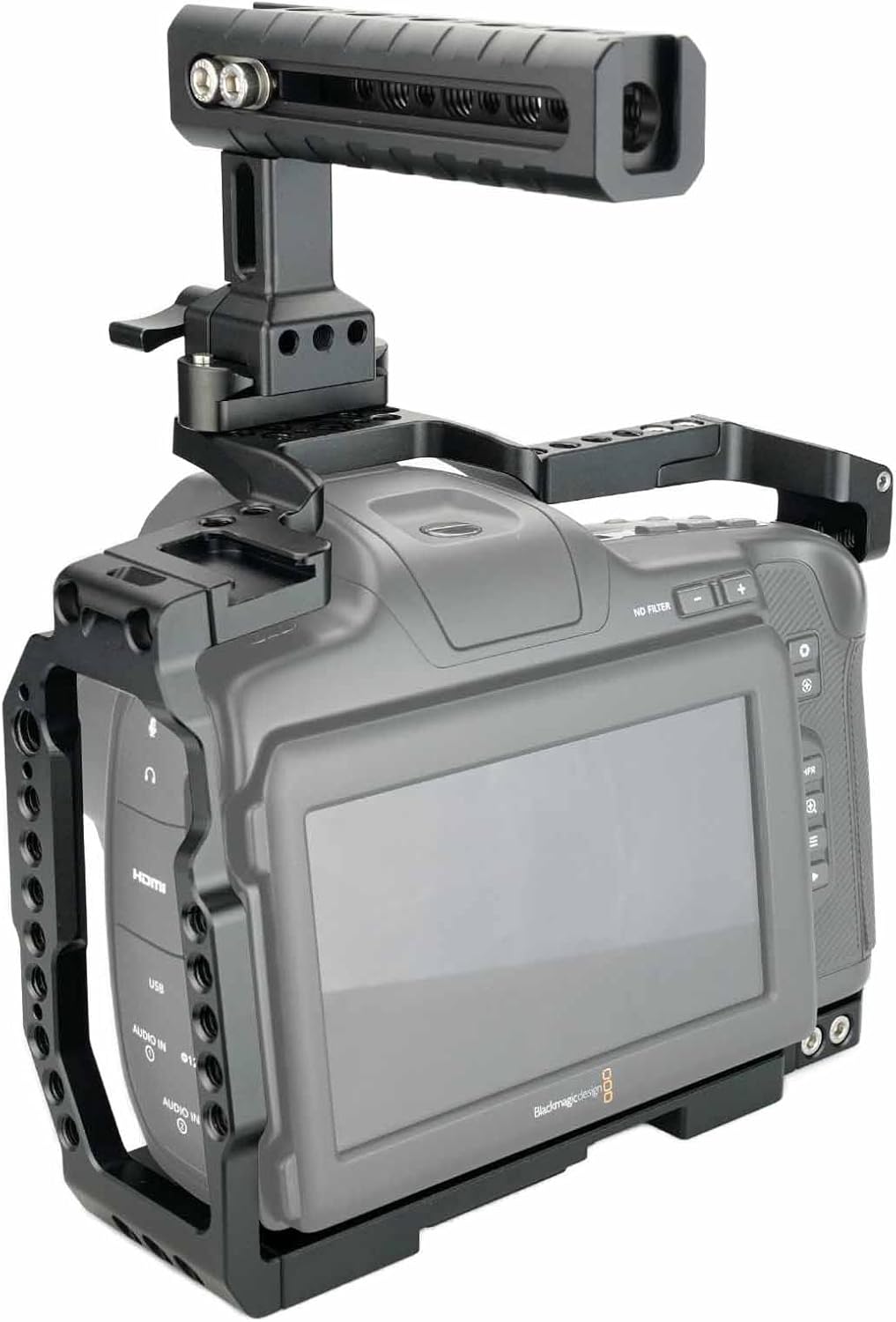 Camera Full Cage with NATO Rail, NATO Top Handle, T5 SSD Mount H2449