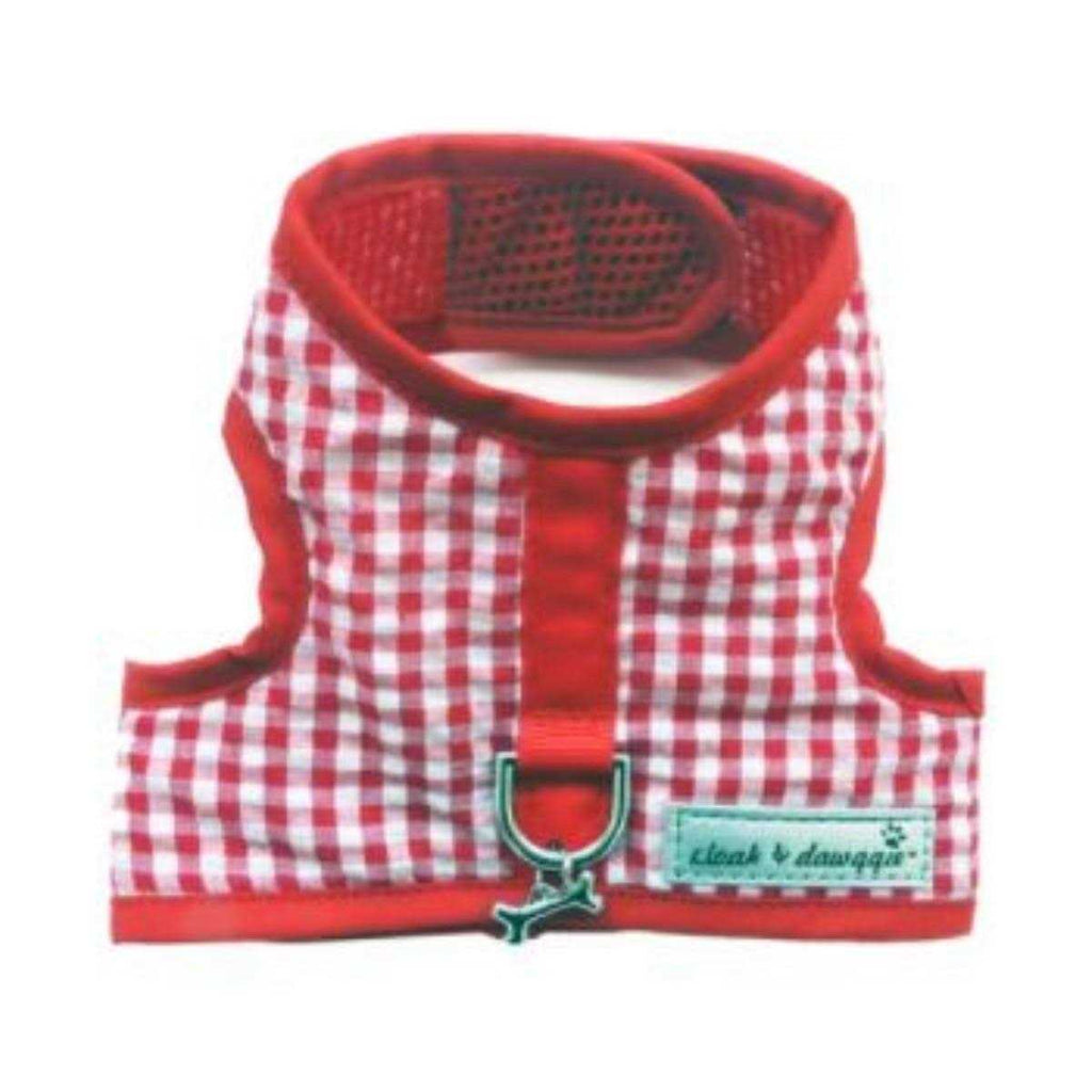 Teacup Gingham Dog Harness Vest T8947