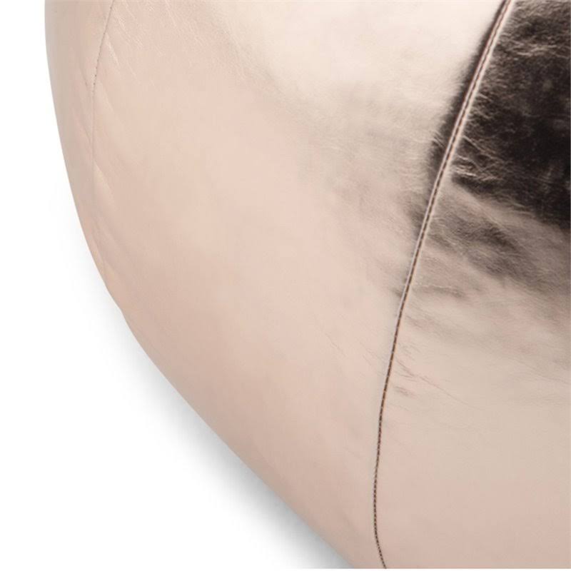 Round Pouf in Gold Z5911