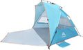 4 Person Portable Windproof UPF50+ Beach Tent with Carrying Bag P409