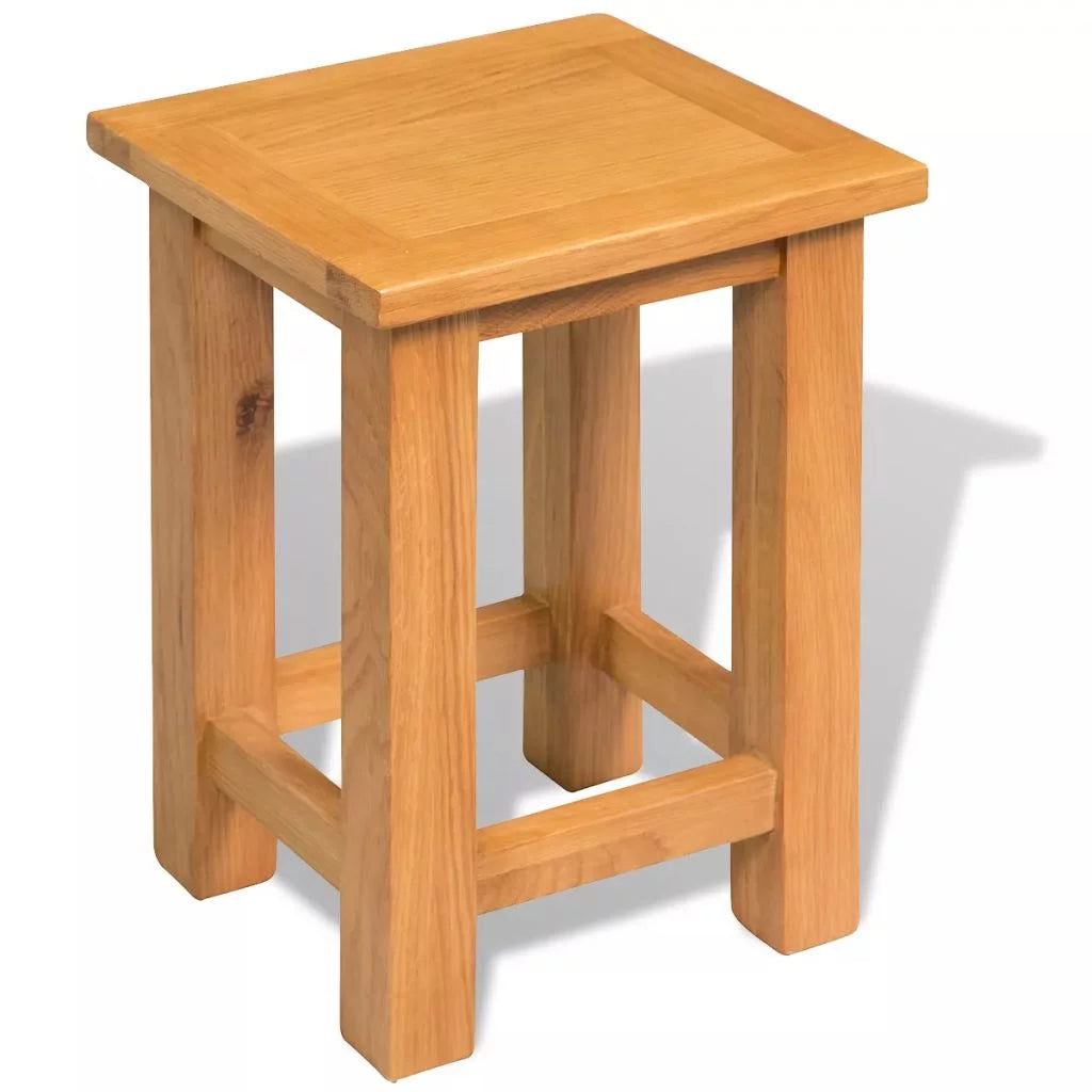 Solid Oak Wood End Table I7779