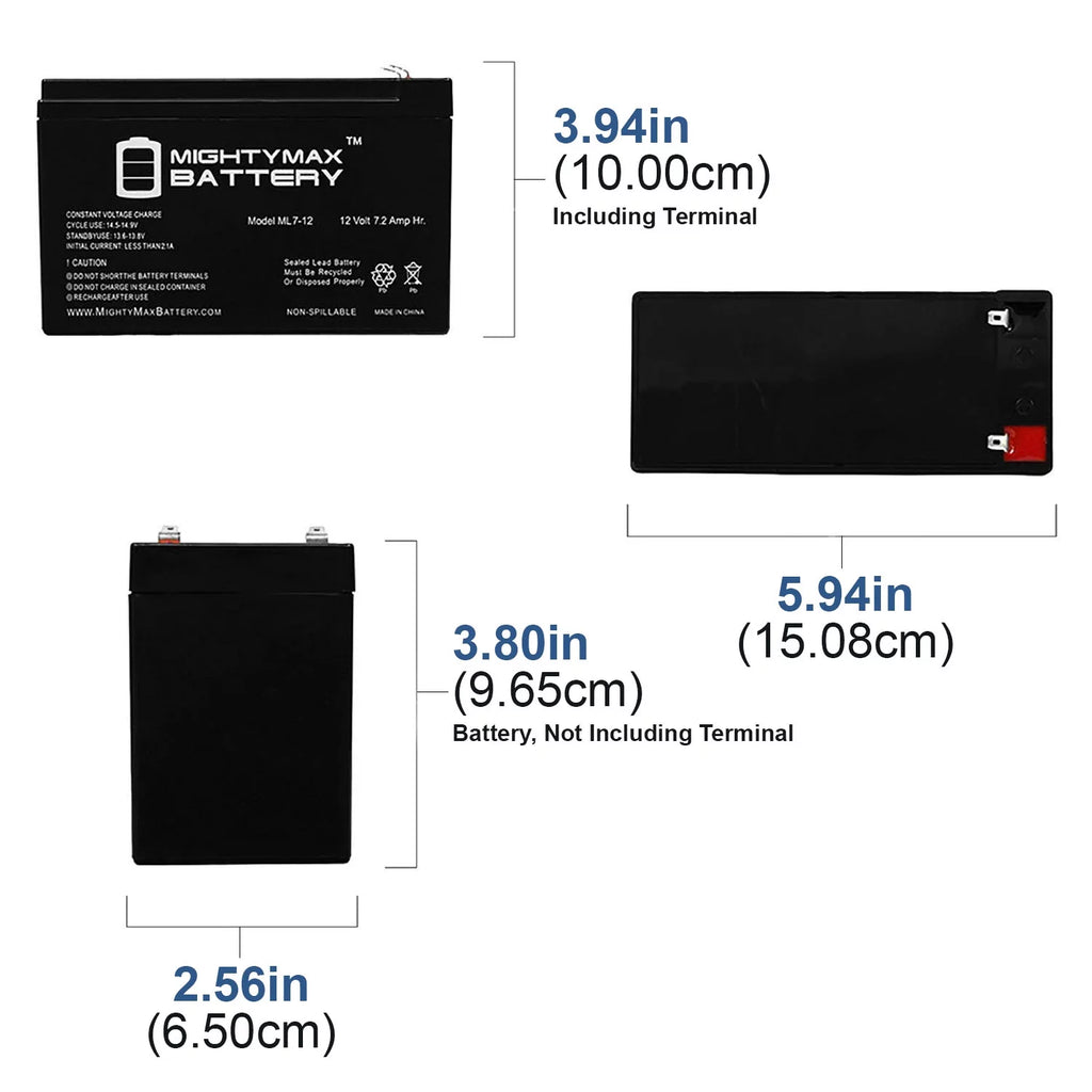 12V 7Ah Battery C7567