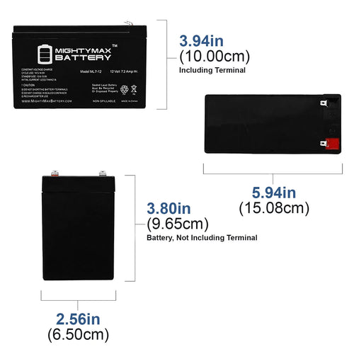 12V 7Ah Battery C7567