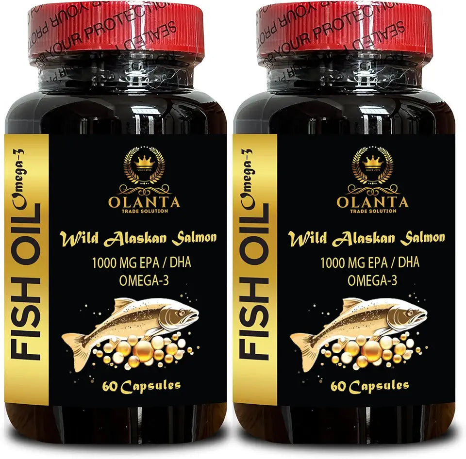 Fish Oil Capsules Omega-3 EPA DHA Vitamin D 120 Capsules Z51544