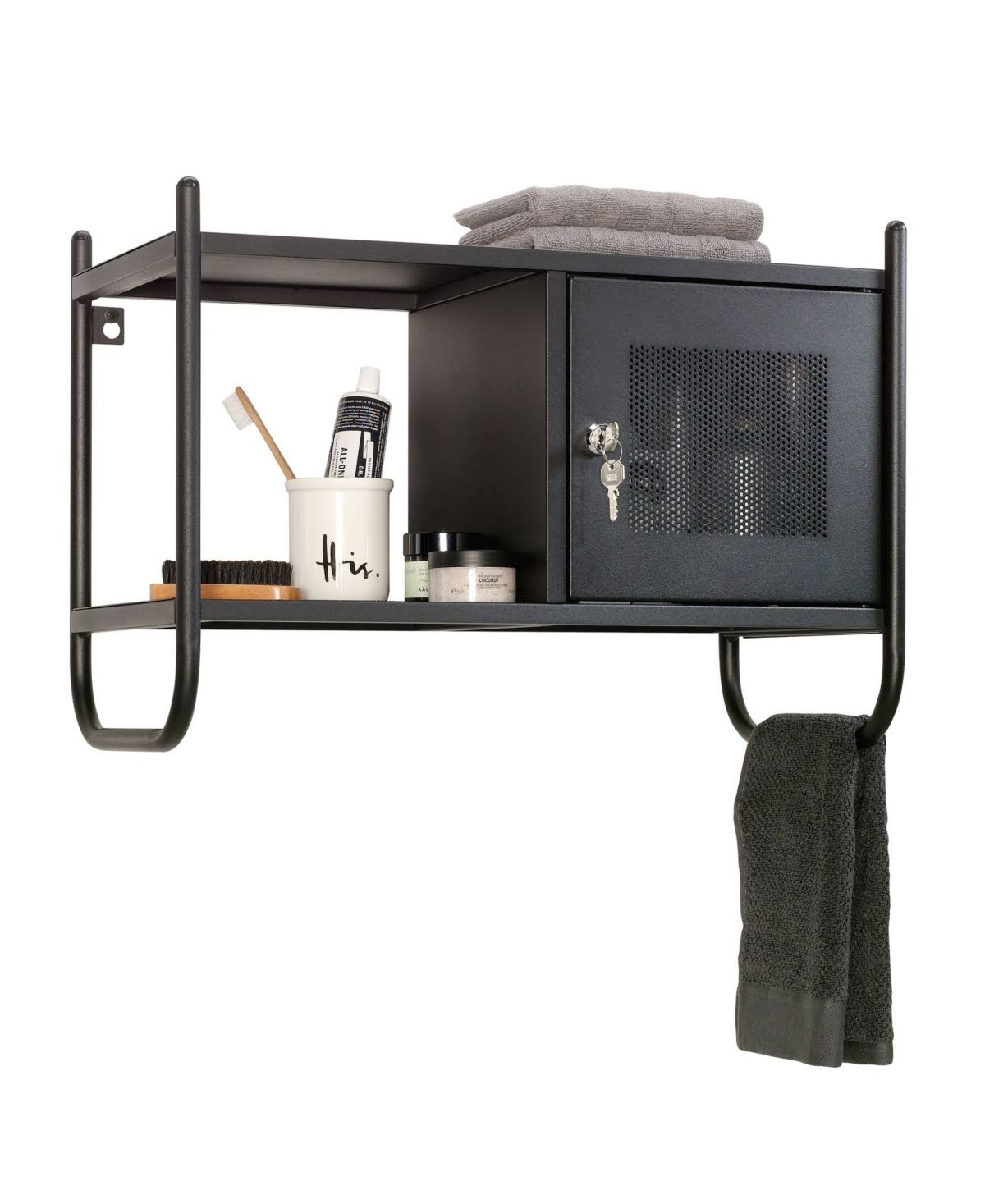 Black Wall Cabinet N542