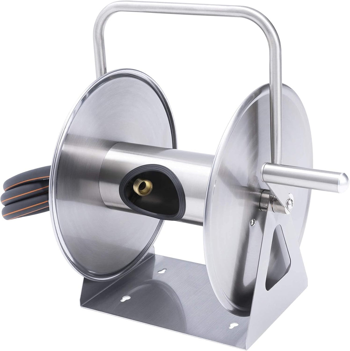 Stainless Steel Hose Reel with Crank J2547