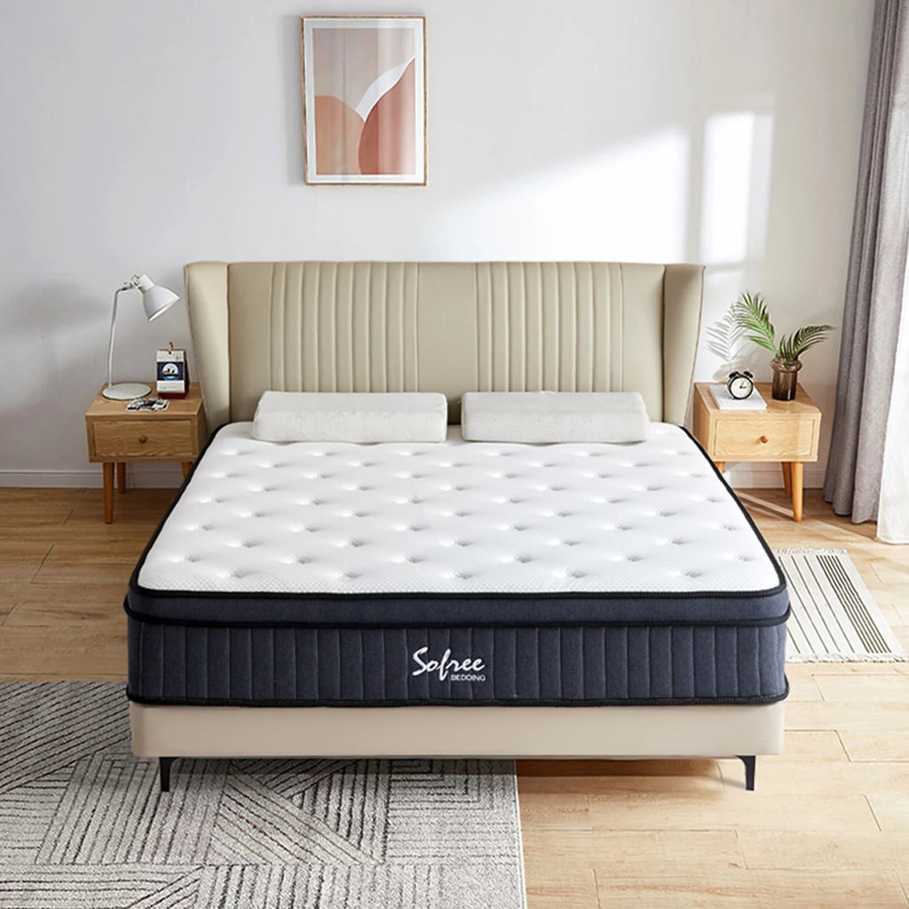 Queen 10 Inch Memory Foam Pocket Spring Mattress W32535