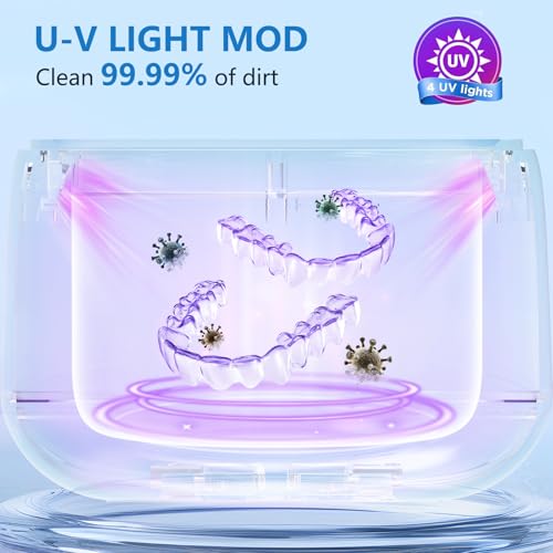 Ultrasonic Retainer Cleaner with 4 Modes (White) U5204