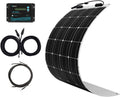 100 Watt 12 Volt Flexible Solar Kit with 100W Monocrystalline Panel and 10A Waterproof PWM Controller X3548