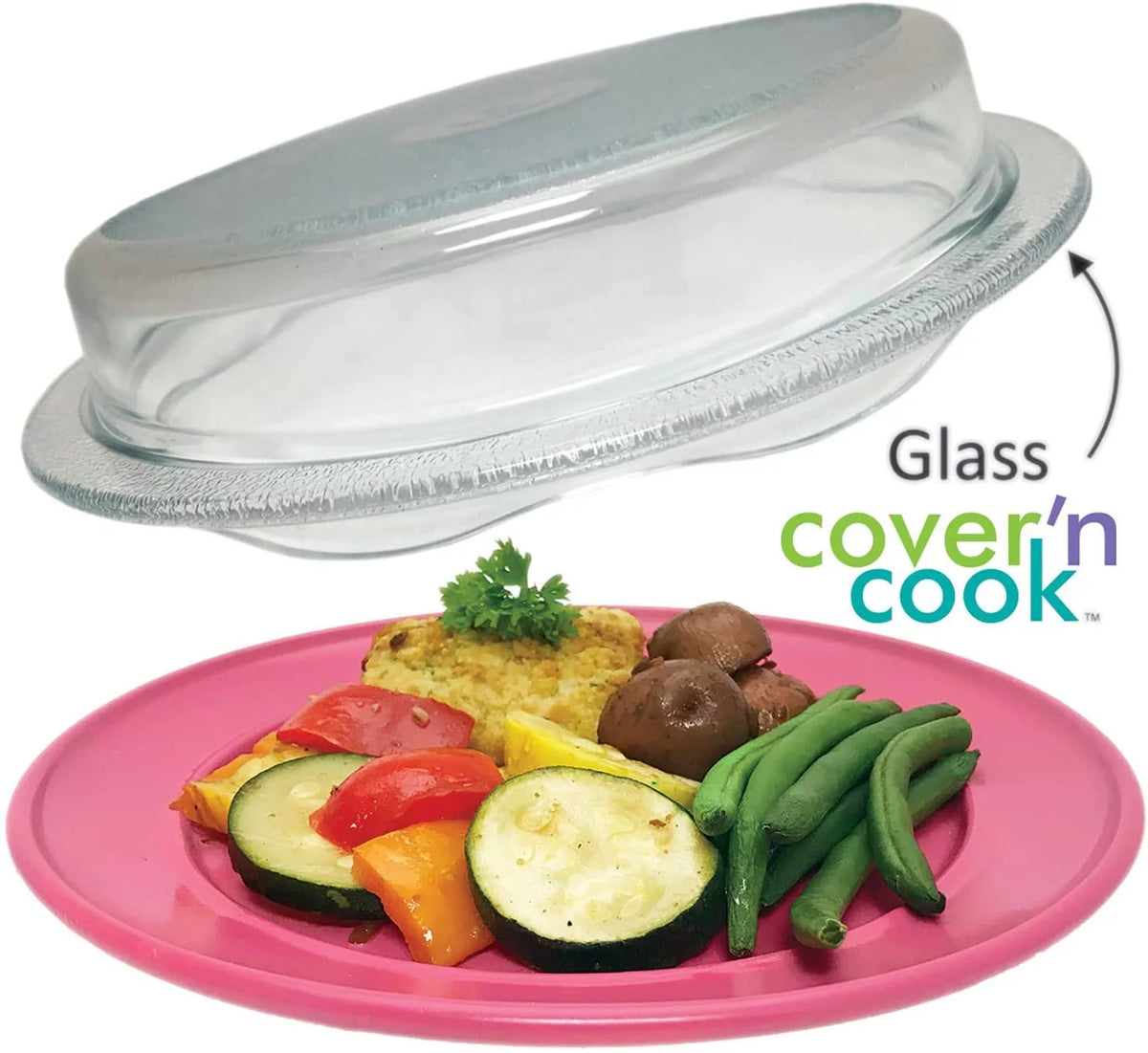 Microwave Glass Vented Plate Cover J12327