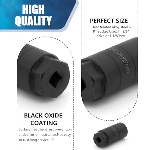 1 PC Black Metal Car Oil Pressure Sensor Disassembly Drive Tool T74657