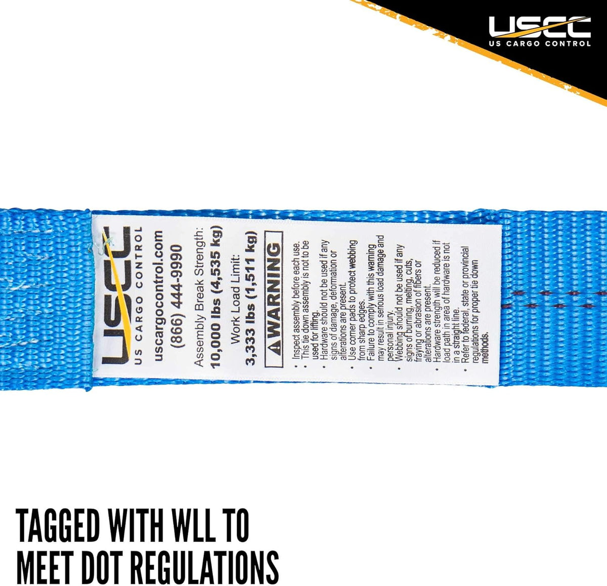 Blue 2 Inch x 20 Foot Ratchet Straps 2 Pack P19933