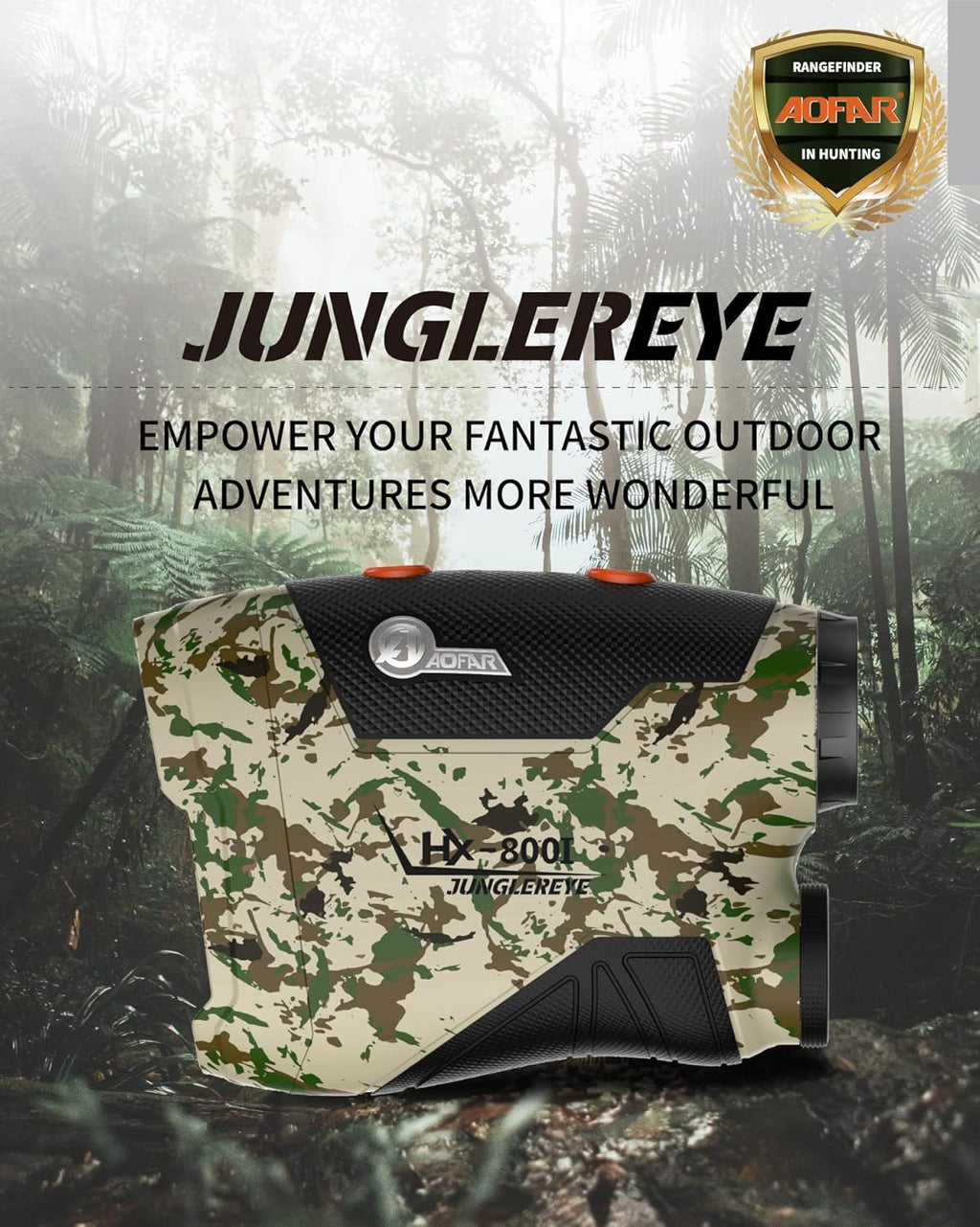 800 Yards 6X Magnification Waterproof Hunting Range Finder S658