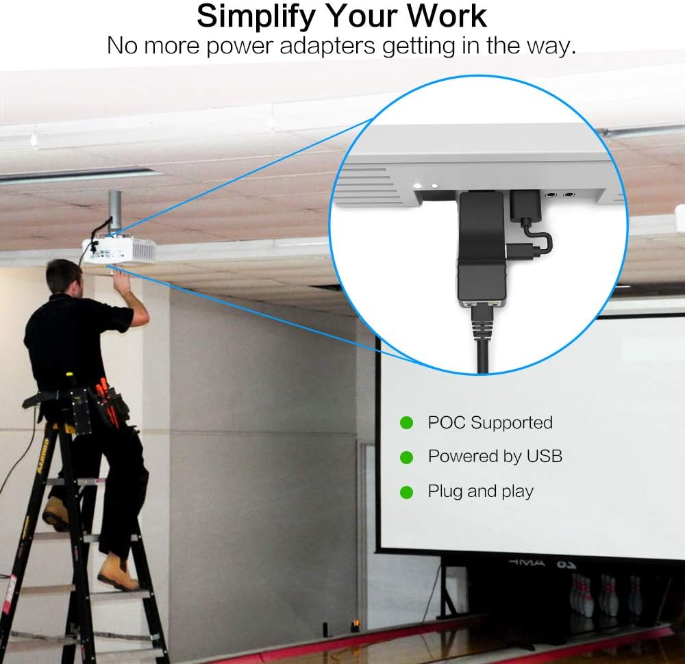 Mini 4K HDMI Extender Over Single CAT5e/CAT6 Cable with IR Remote H89321