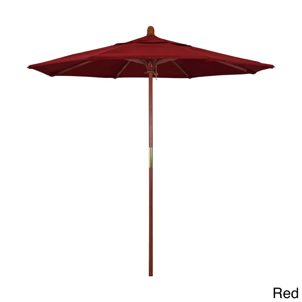 7.5ft Round Wood Umbrella Z489