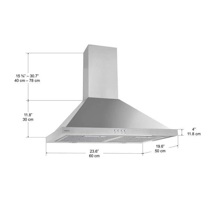 600 CFM Convertible Wall Mount Range Hood E16639