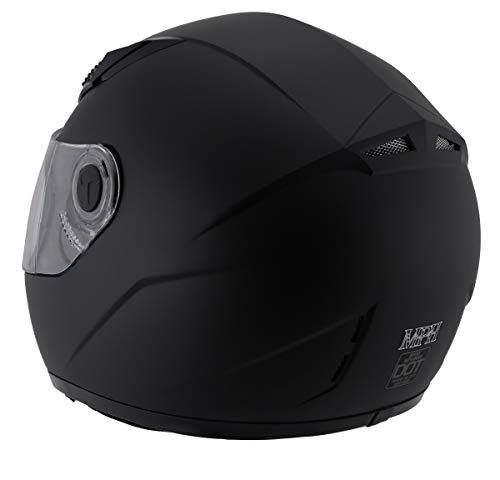 Matte Black Full Face Helmet T1357
