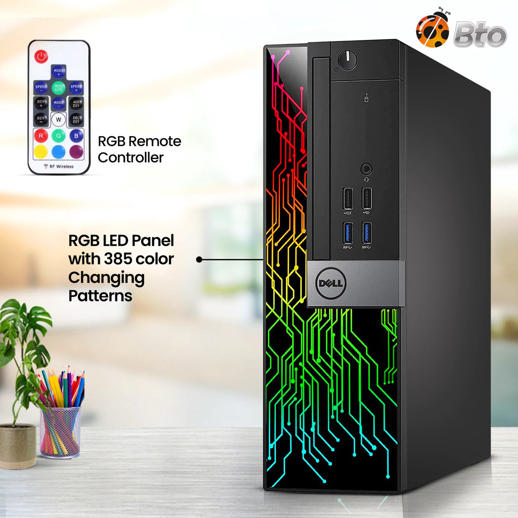 Restored Gaming Desktop PC, Intel Core i7, 16GB DDR4 Ram, 256GB SSD + 1TB HDD L6767