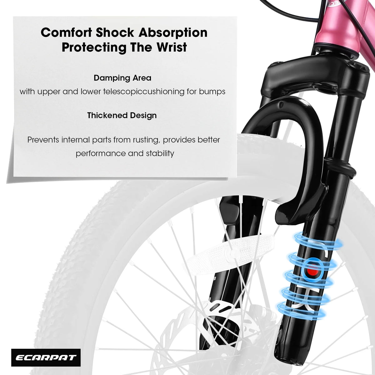 20 Carbon Steel 7-Speeds Kids Mountain Bike E162198