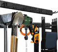 Heavy Duty Garage Wall Storage Organizer Rack with 6 Adjustable Hooks, Pack of 2 X63068
