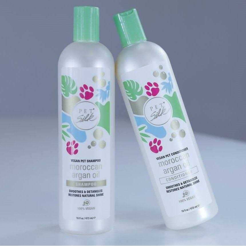 Vegan Moroccan Argan Oil Dog & Cat Shampoo & Conditioner Kit O426