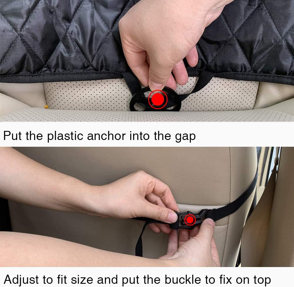 2-in-1 Waterproof Dog Car Seat Cover Pet Car Hammock L470447