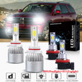 4pc 9005 LED High Low Beam H11 Fog Light for Dodge Durango X744074