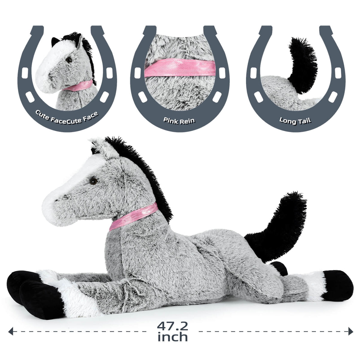 Giant Horse Stuffed Animal Plush Toy S781