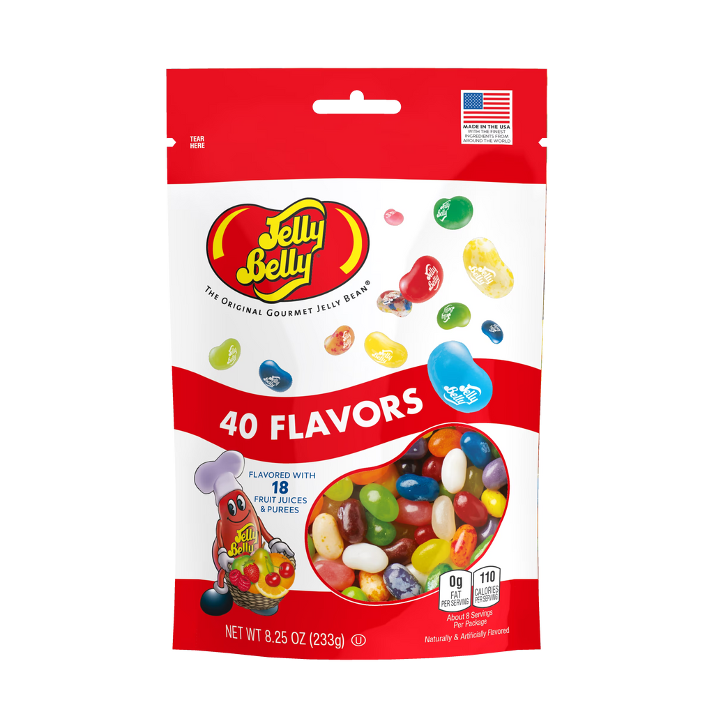 8.25 oz Bag Assorted Flavors Jelly Beans Candy T760