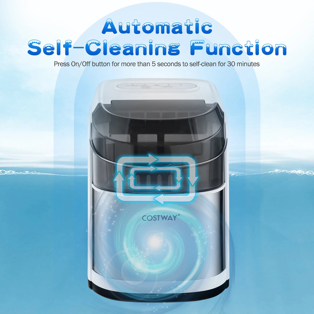 Countertop Ice Maker Self-Cleaning Black W172283