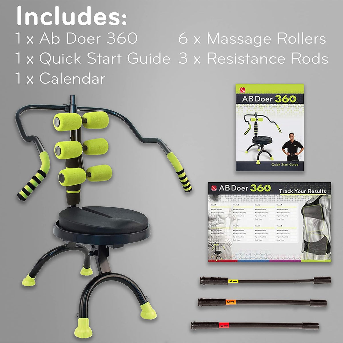 AB Doer 360 Fitness System X46847