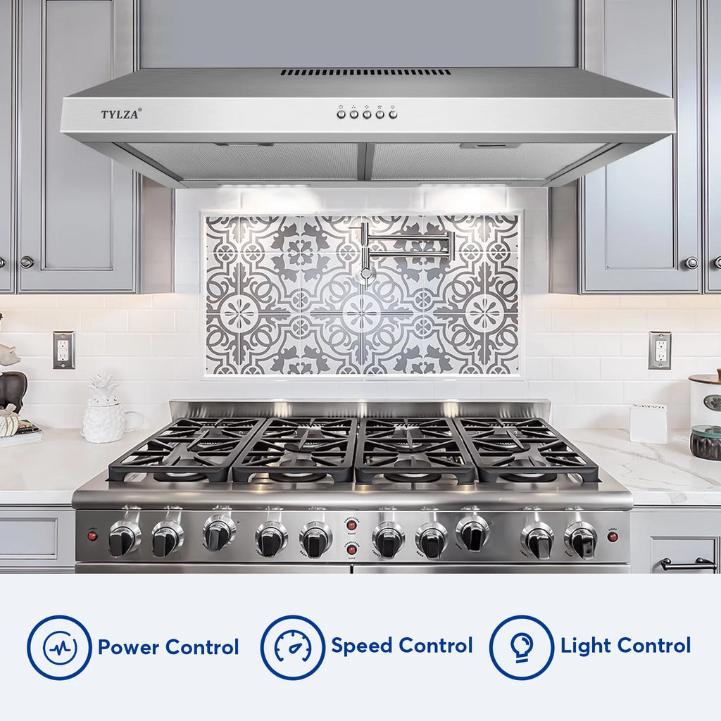 600 CFM Stainless Steel Under Cabinet Range Hood N602