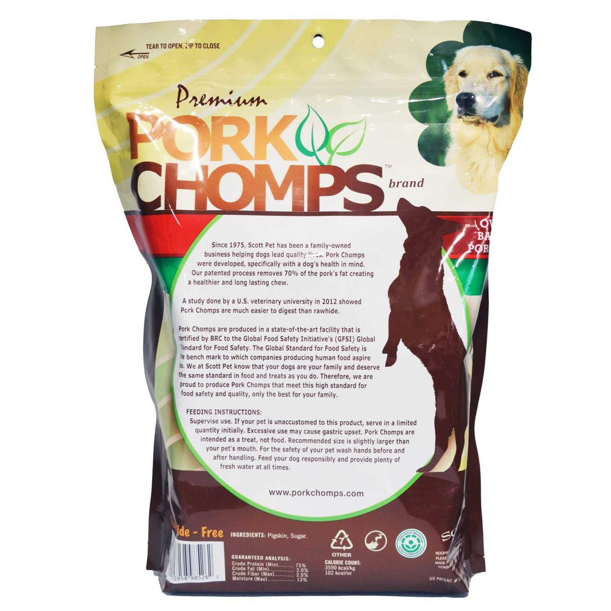 Baked Pork Rolls Dog Treats L683
