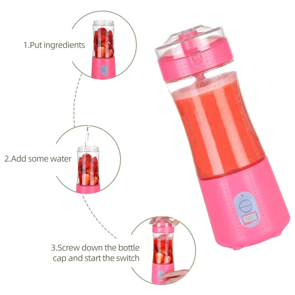 Portable USB Rechargeable Blender K18964