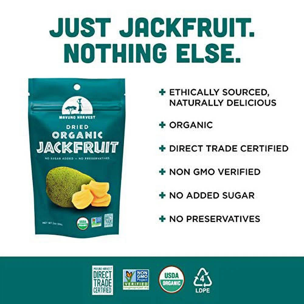 Organic Dried Jackfruit 2 Ounce (Pack of 6) Y75539